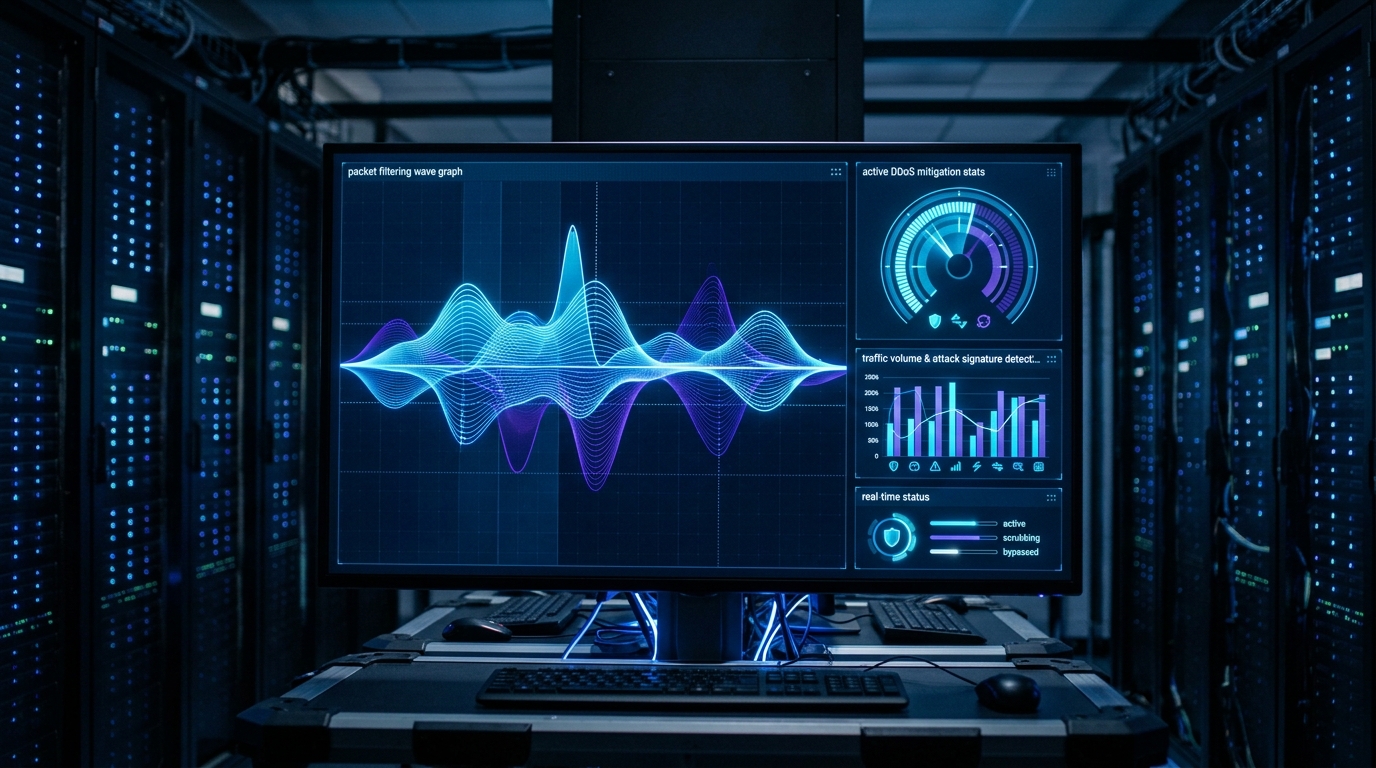 Anti-DDoS Shield und Hardware-Schutz