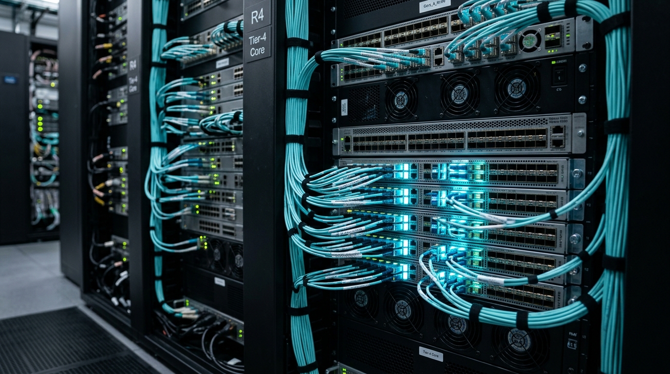10Gbps SFP+ Glasfaser Core-Uplink